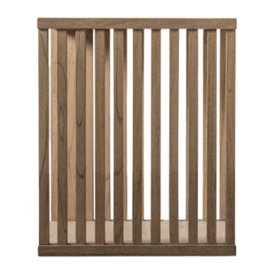Kyron Wooden Square Side Table In Natural