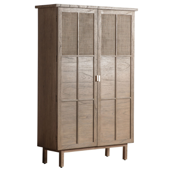 Kyron Wooden Storage Cabinet With 2 Doors In Natural