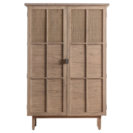 Kyron Wooden Storage Cabinet With 2 Doors In Natural