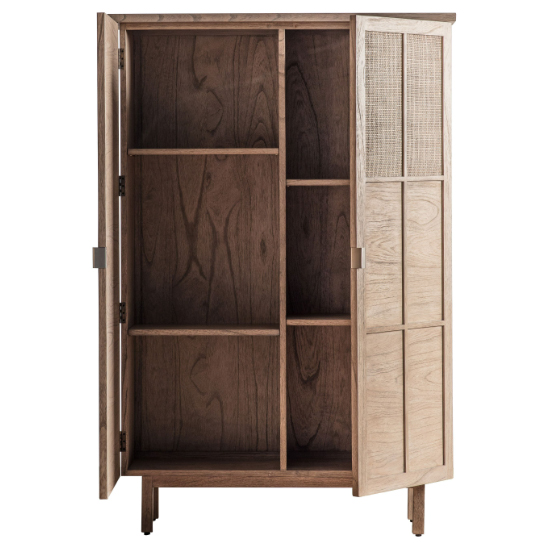 Kyron Wooden Storage Cabinet With 2 Doors In Natural