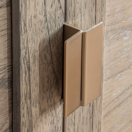 Kyron Wooden Storage Cabinet With 2 Doors In Natural