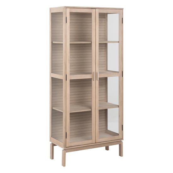 Product photograph of Labasa Bookcase 3 Shelves In White Pigmented Oiled Oak from Furniture in Fashion