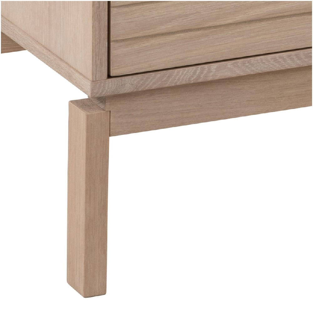 Lacey Wooden Storage Cabinet With 4 Doors In White Oak