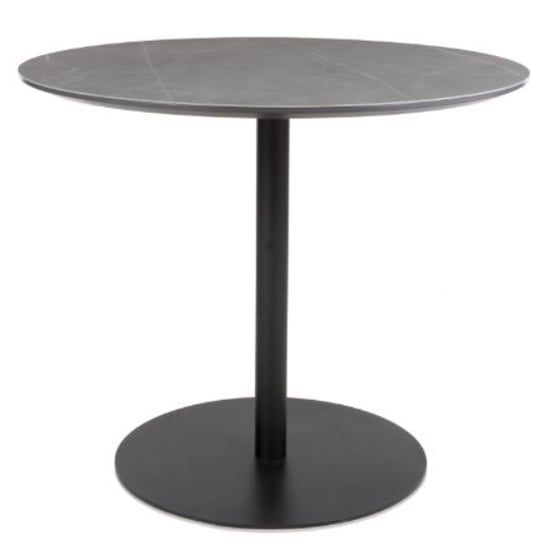 Lacole Sintered Stone Dining Table Round In Grey_1