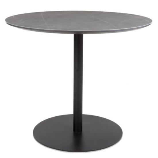 Product photograph of Lacole Sintered Stone Dining Table Round In Grey from Furniture in Fashion