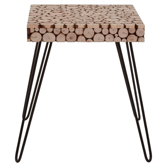 Laconia Square Wooden Side Table With Hairpin Legs In Natural_2