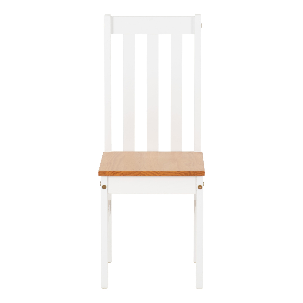 Ladkro Wooden Dining Table With 6 Chairs In White And Oak