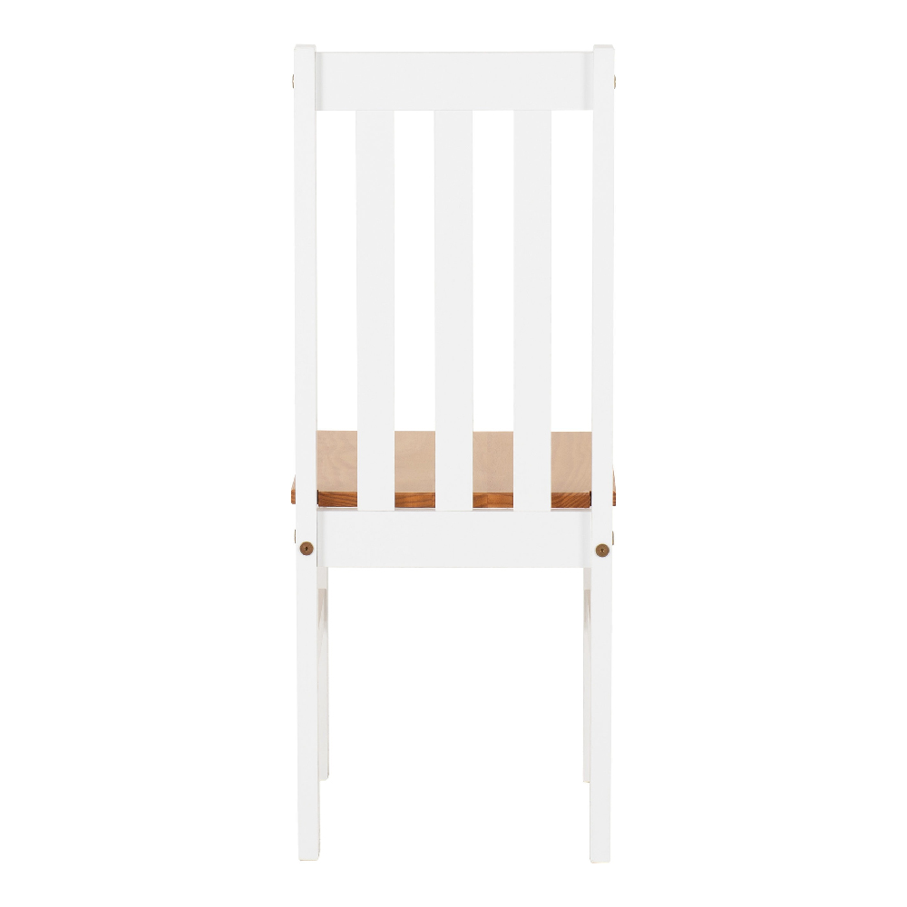 Ladkro Wooden Dining Table With 6 Chairs In White And Oak