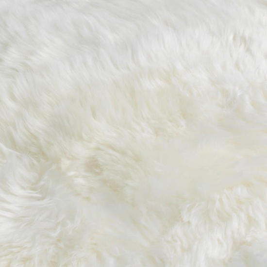Ladson Sextuple Sheepskin Rug In Natural White