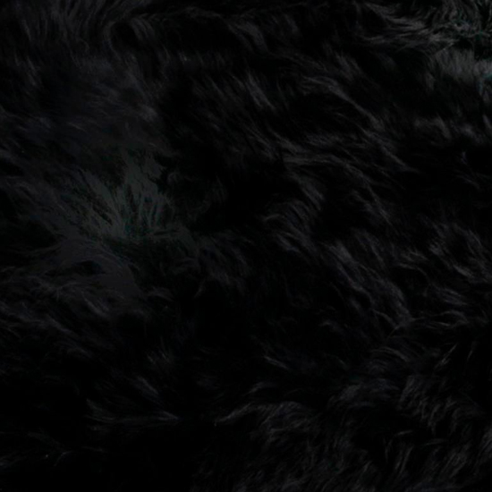 Ladson Sheepskin Rug In Black