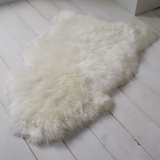 Photo of Ladson sheepskin rug in natural