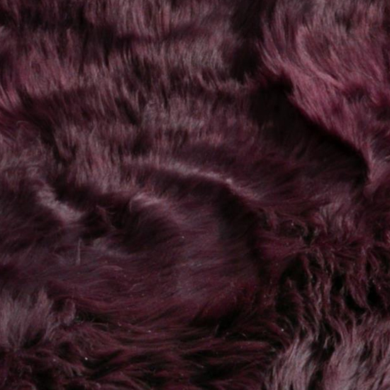 Ladson Sheepskin Rug In Purple