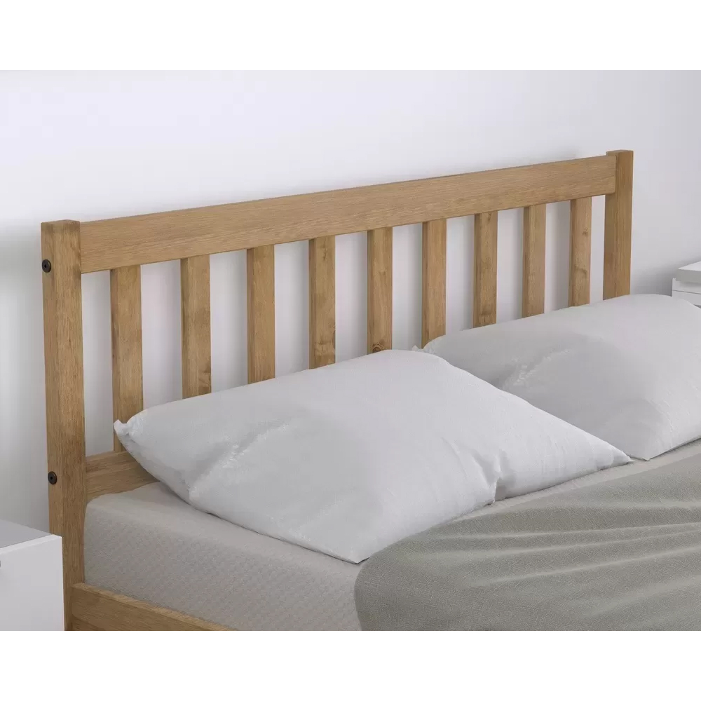 Ladson Wooden Single Bed In Brown