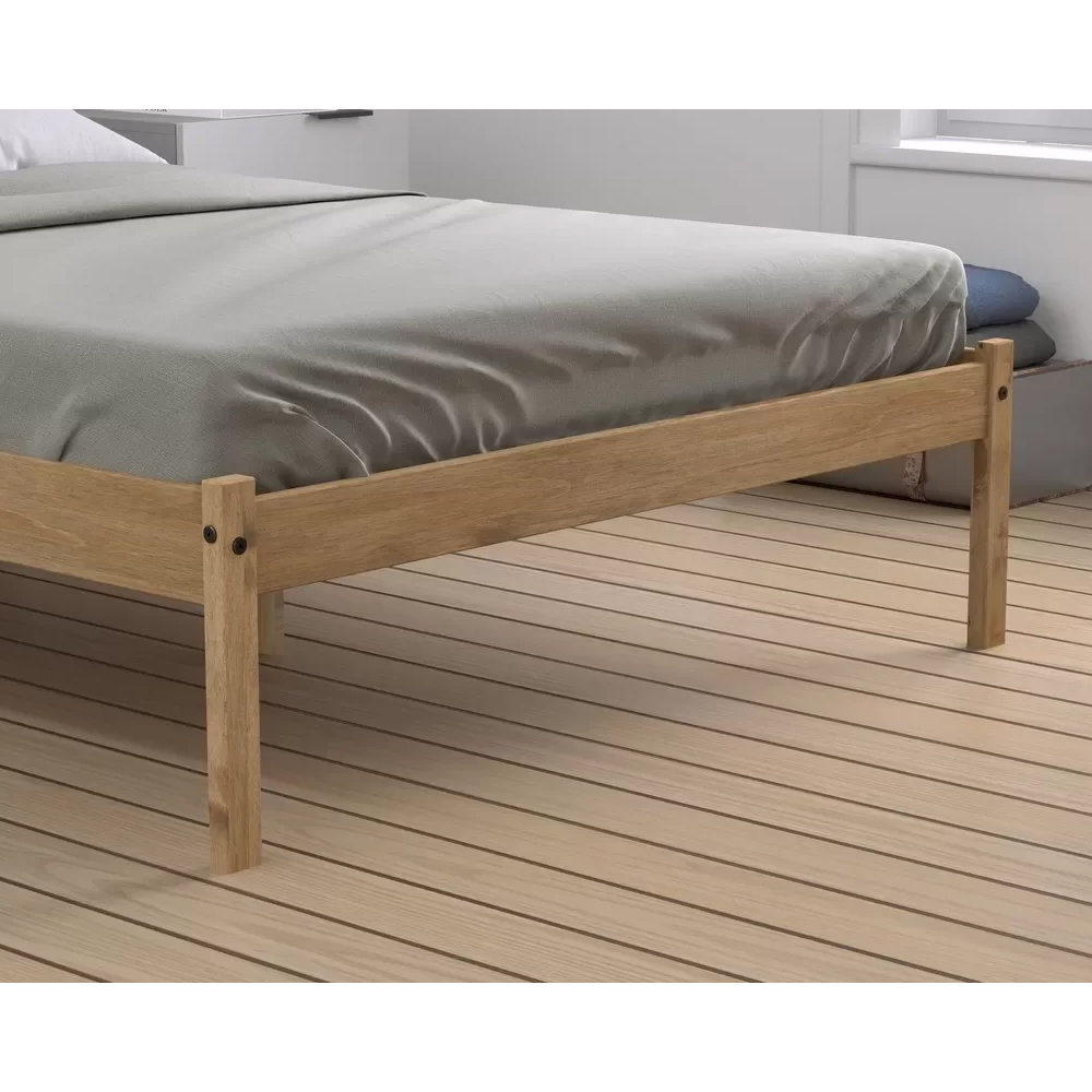 Ladson Wooden Single Bed In Brown