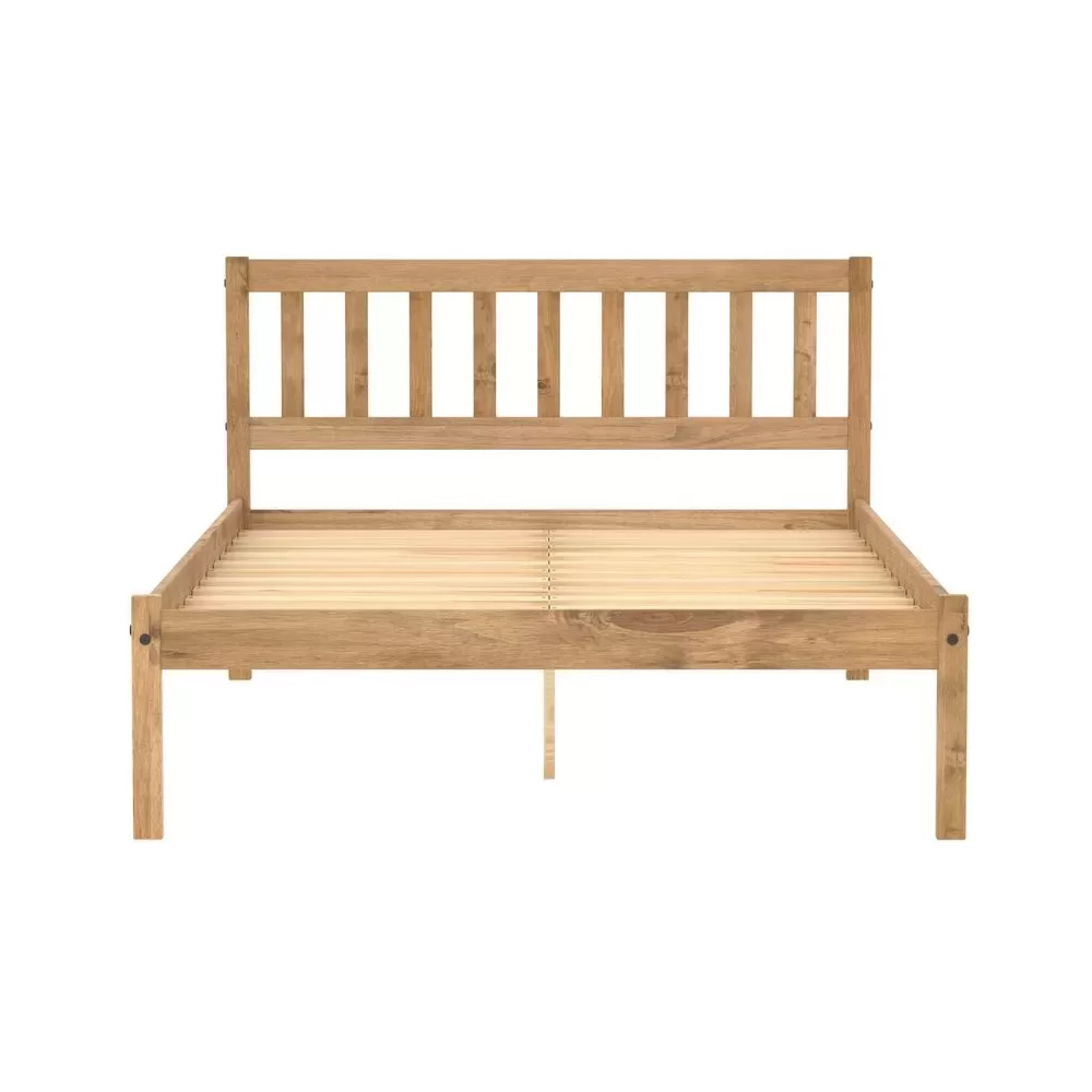 Ladson Wooden Single Bed In Brown