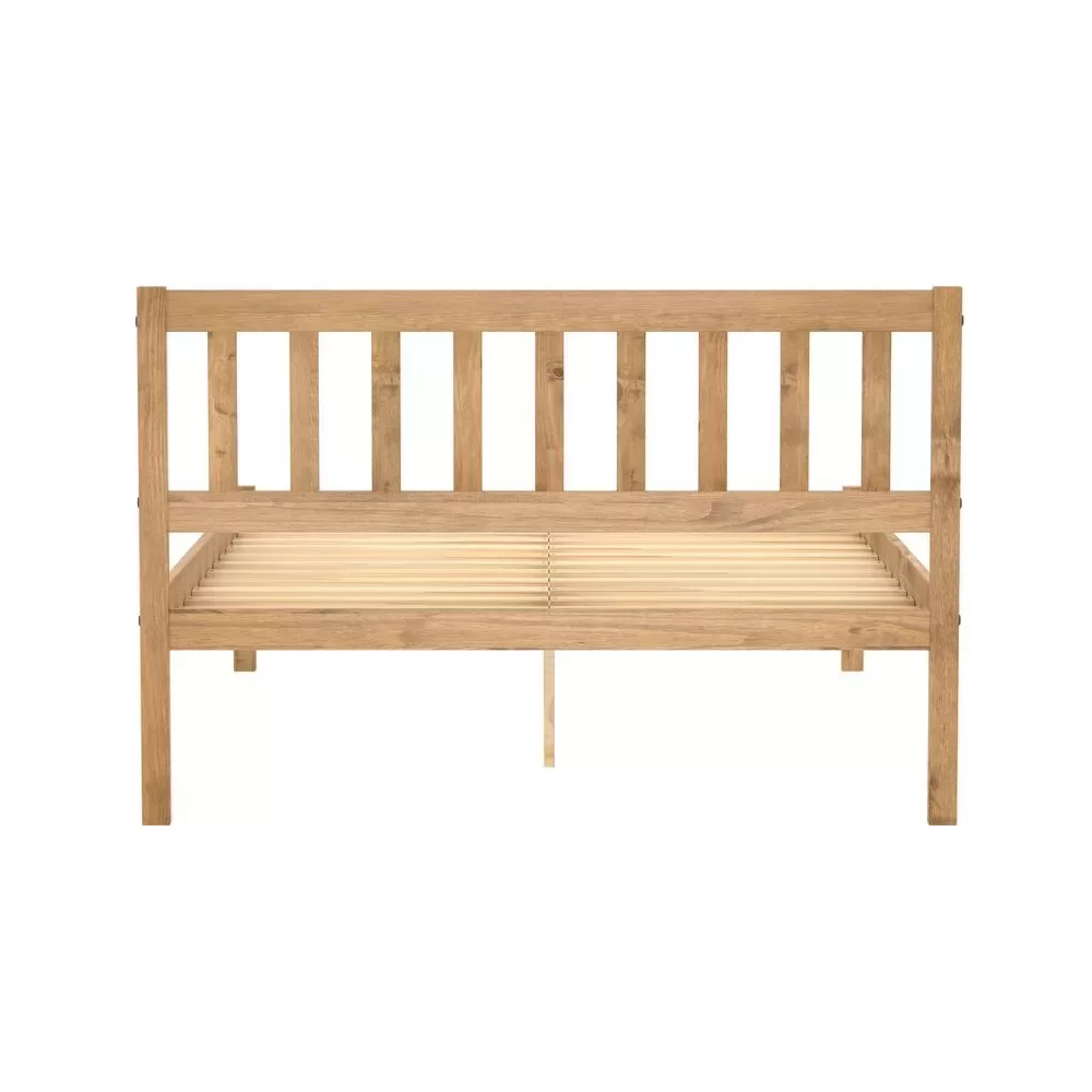 Ladson Wooden Single Bed In Brown