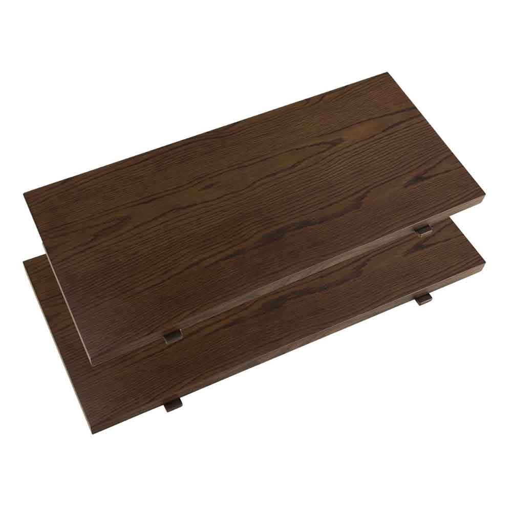 Lafayette Wooden Extending Dining Table - Smoked Oak