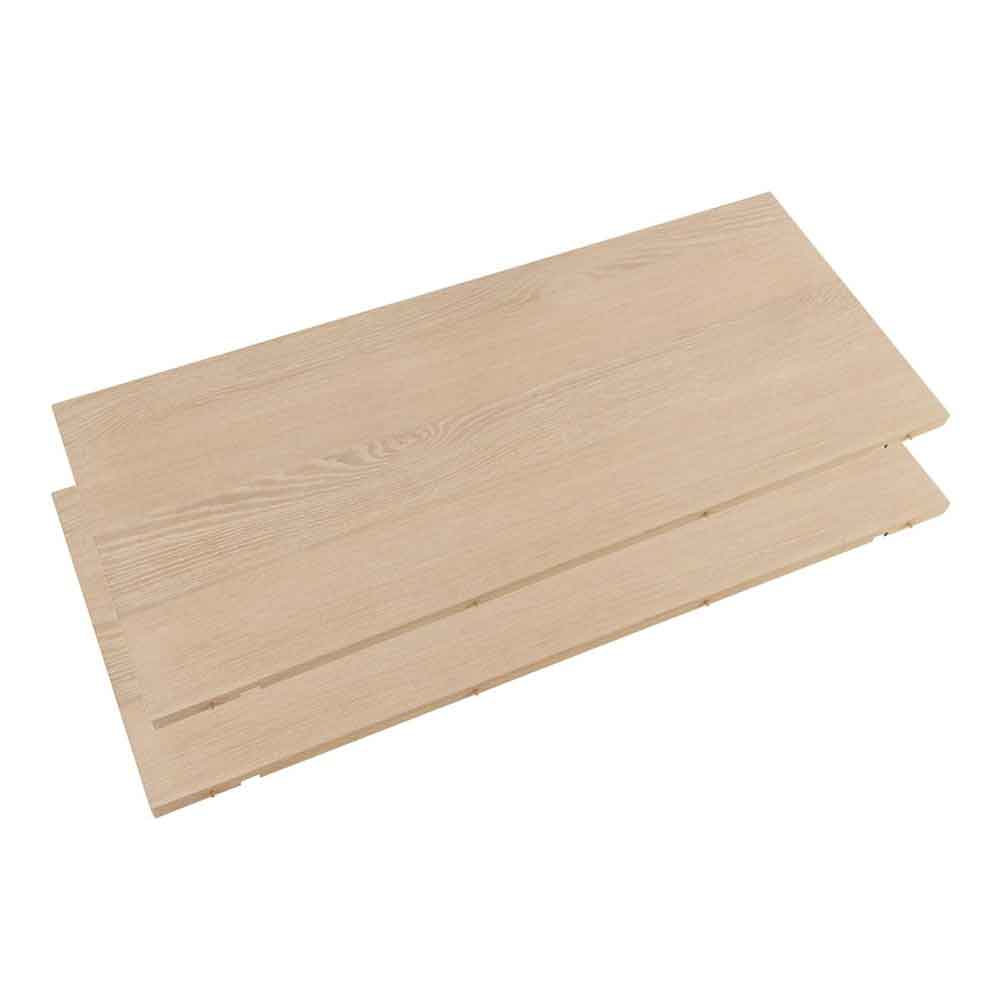 Lafayette Wooden Round Extending Dining Table - White Oak