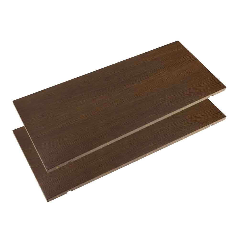 LafayetteWooden Round Extending Dining Table - Smoked Oak