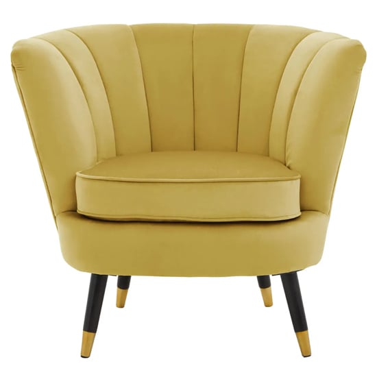 Product photograph of Lagos Velvet Accent Chair In Pistachio from Furniture in Fashion