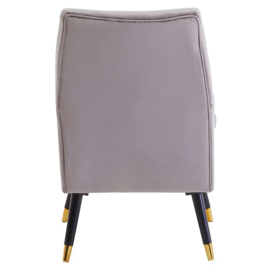 Lagos Velvet Armchair In Mink