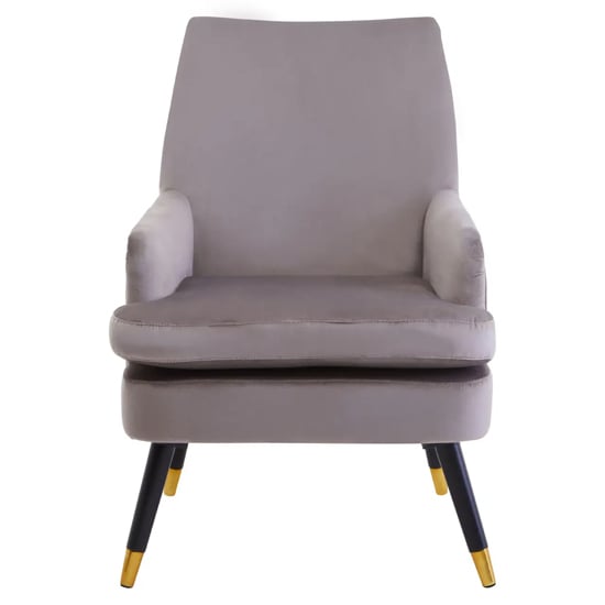Read more about Lagos velvet armchair in mink