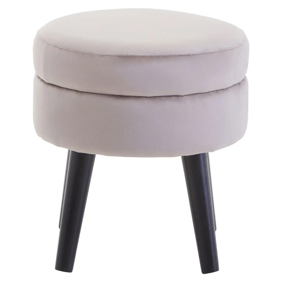 Read more about Lagos velvet seating stool in mink