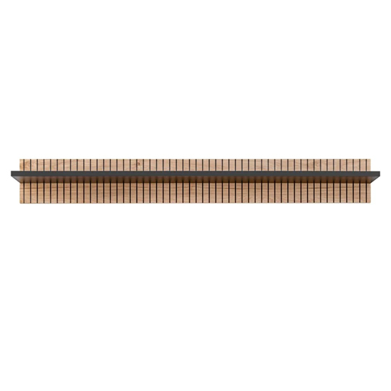 Read more about Lagos wooden wall shelf in hickory oak