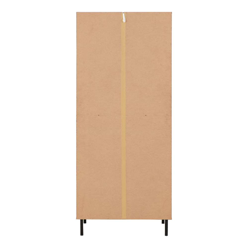 Lagos Wooden Wardrobe With 2 Doors 1 Drawer In Oak