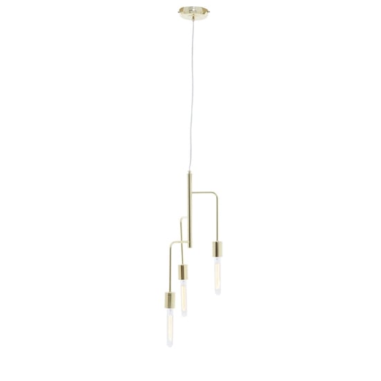 Read more about Laguna iron 3 pendant light in gold