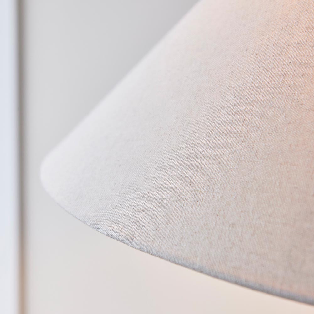 Lahaina Fabric Floor Lamp In Black
