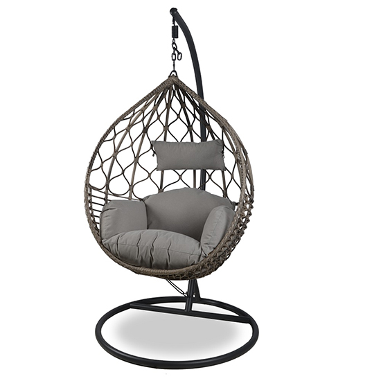 Laith Outdoor Single Egg Chair In Wheat_2