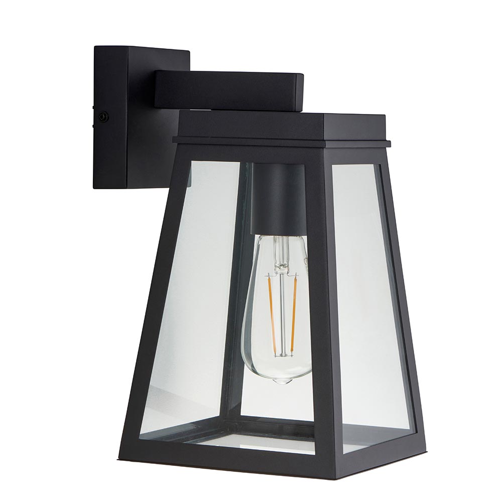 Lakeville Metal Wall Light In Matt Black
