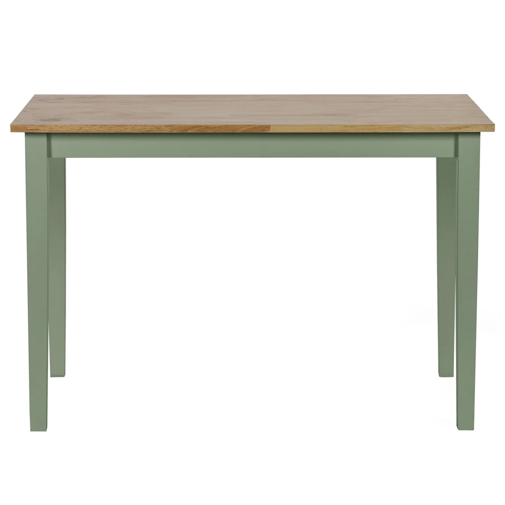 Lamar Green And Light Brown Wooden Dining Table With 2 Chairs 1 Bench