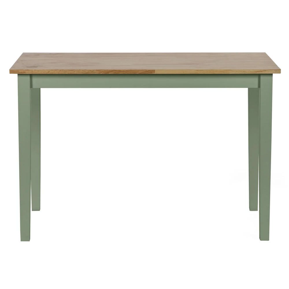 Lamar Green And Light Brown Wooden Dining Table With 4 Chairs