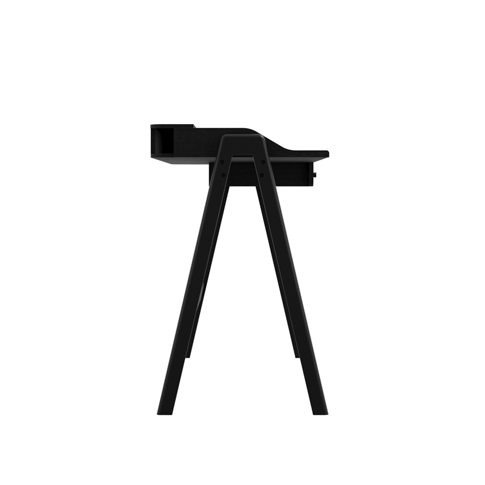 Lamar Wooden Laptop Desk With 1 Drawer In Black