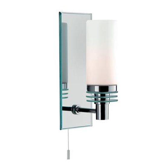 Product photograph of Lambeth Led Mirror Glass Bathroom Wall Light In Chrome from Furniture in Fashion