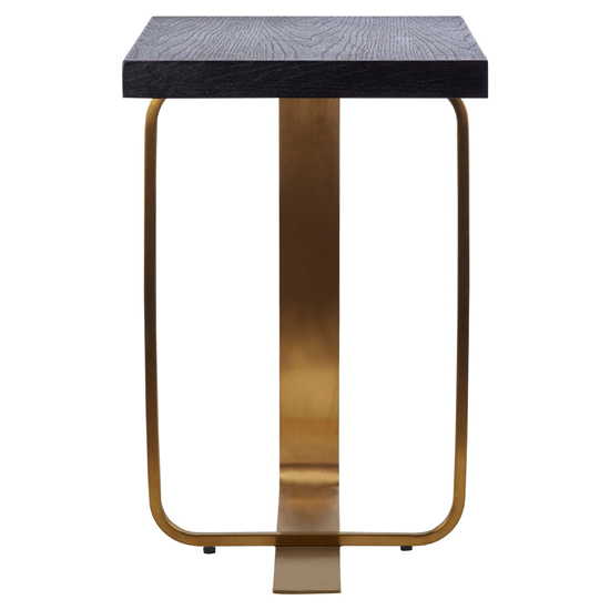 Lana Rectangular Wooden Side Table With Gold Steel Base_4