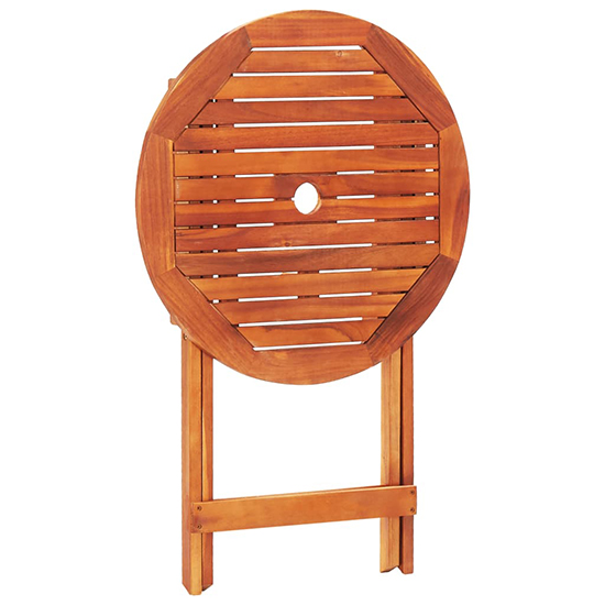 Landri Round Folding 60cm Garden Dining Table In Oil Finish_4