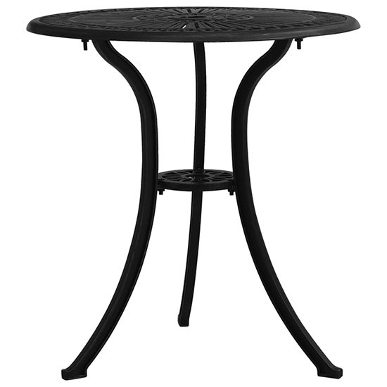 Lanelle Aluminium Garden Coffee Table In Black