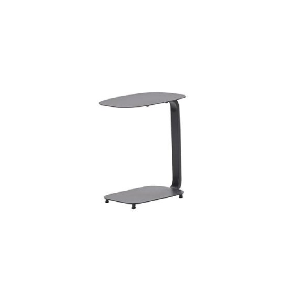 Langley Aluminium Garden Laptop Table Dark Grey And Black
