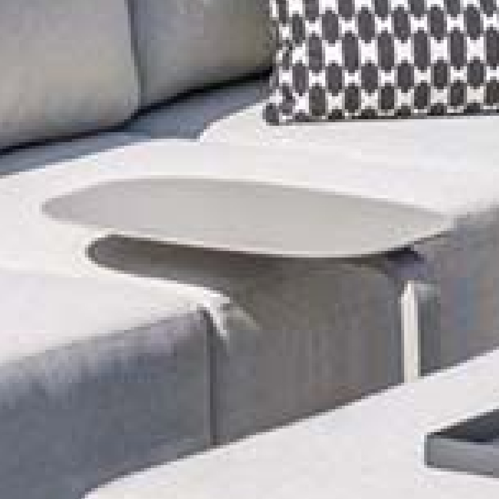 Langley Aluminium Garden Laptop Table Taupe