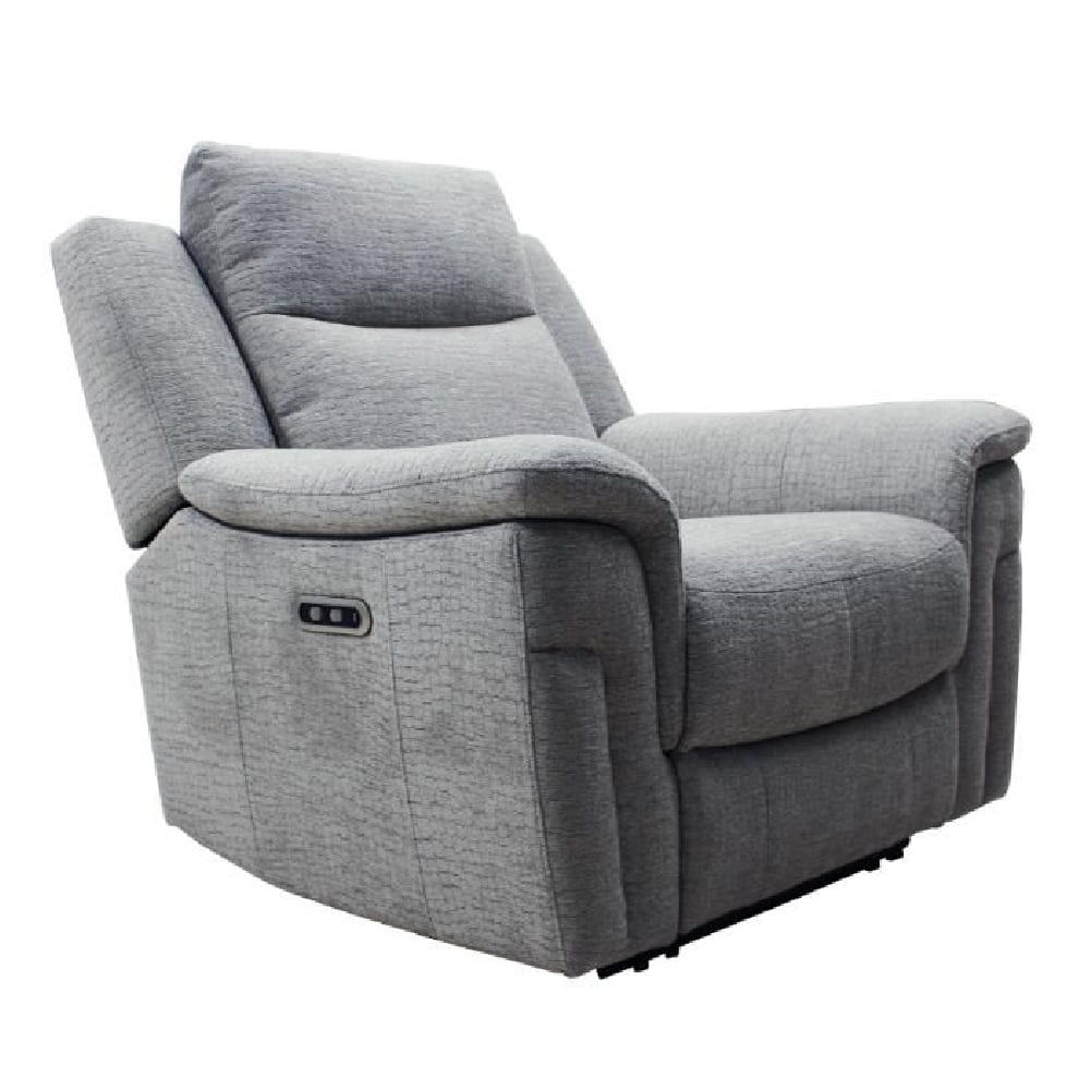 Read more about Langley fabric recliner 1 seater sofa in dove