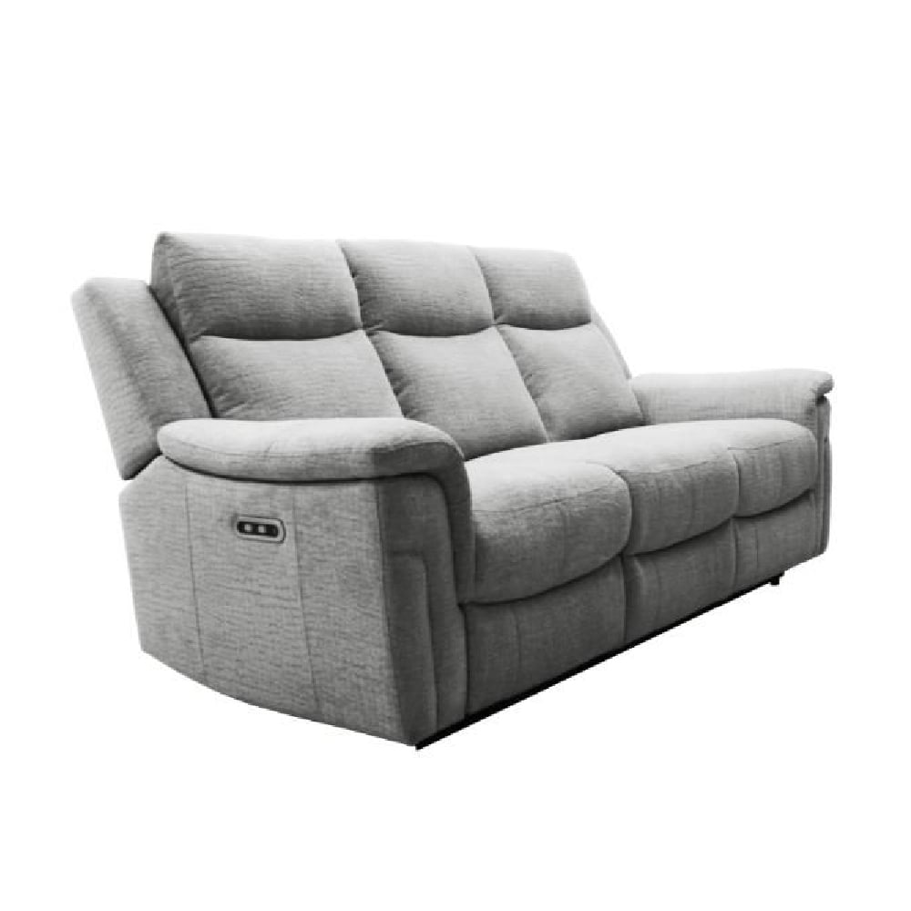 Read more about Langley fabric recliner 3 seater sofa in dove