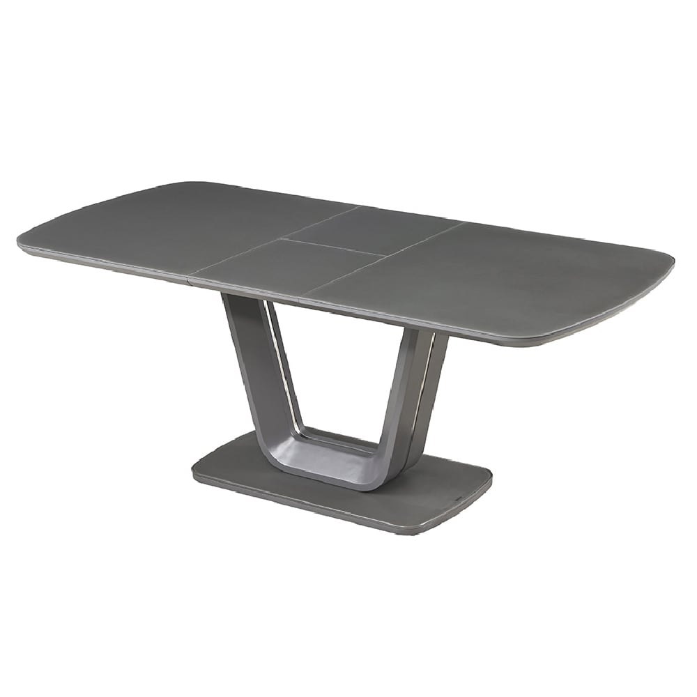 Read more about Langley wooden large extending dining table in graphite