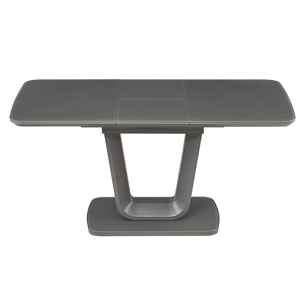 Read more about Langley wooden small extending dining table in graphite
