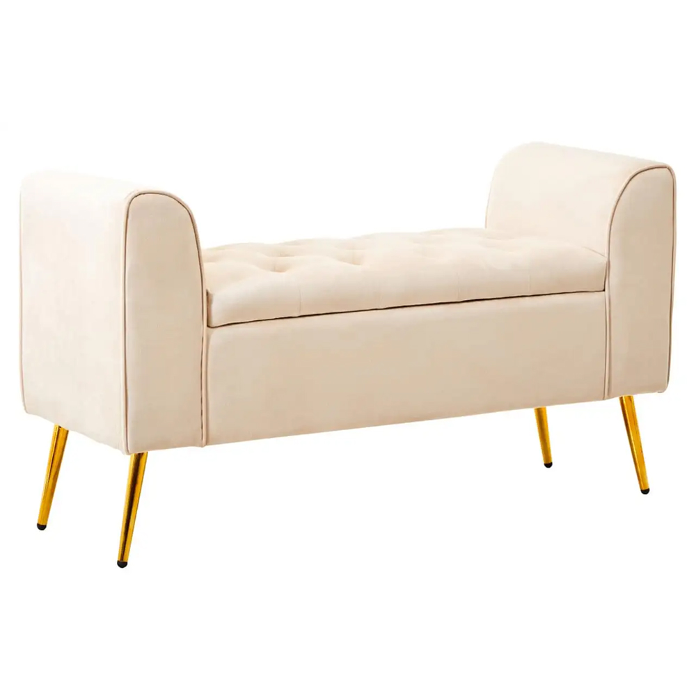 langston velvet storage ottoman in stone-image-125857