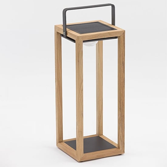 Read more about Lanza outdoor wooden floor lamp in teak