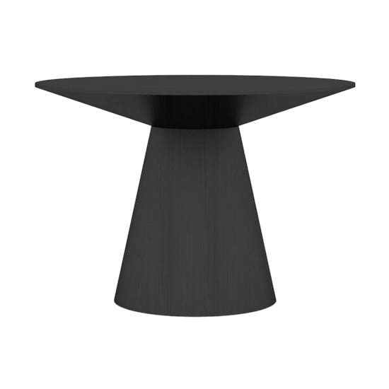 Photo of Lapis wooden dining table round in wenge