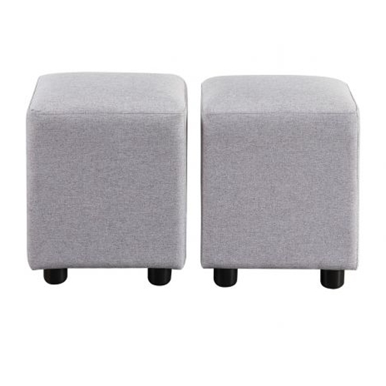 Laramie Linen Fabric Reversible Chaise Corner Sofa Bed In Grey_6